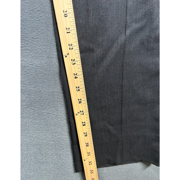 Brooks Brothers Pants Men 34x32 Black 100% Wool Madison‎ Dress Trousers - Picture 6 of 13